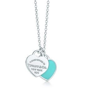 Tiffany & Co. Mini Double Heart Tag Pendant